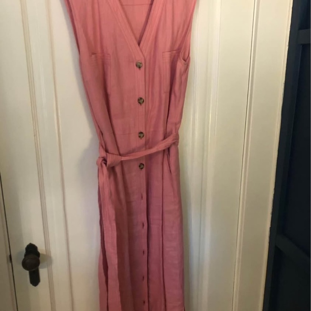 Boden Pink Sleeveless Maxi Sundress